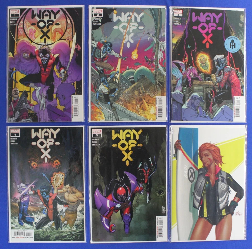 Way of X #1-5 Complete Set + #5 1:50 Inhyuk Lee Variant VF/NM