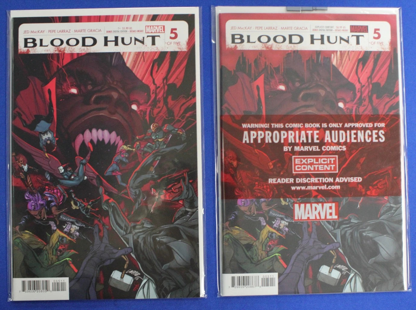 Blood Hunt #1-5 Regular Edition + Red Band Polybagged Set + FCBD Lot of 11 VF/NM