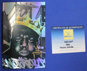 Tribute Notorious BIG NYCC Foil Variant SIGNED by Martin Zavala w/ COA NM-