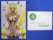 Con Artists #4 Pikachu Pokemon Variant SIGNED by Nathan Szerdy w/ COA NM-
