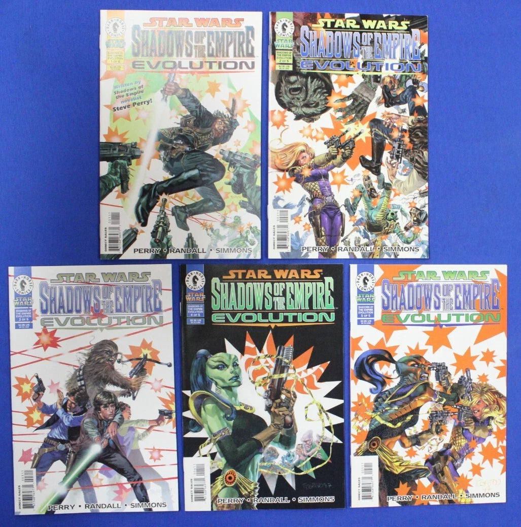 Star Wars Shadows of the Empire #1-5 Complete Set VF/NM