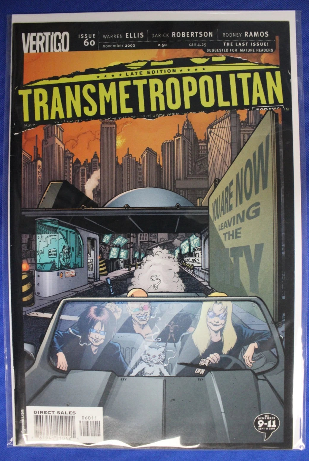 Transmetropolitan #1-60 + Extras Near Complete Set (NO #3) VF-VF/NM