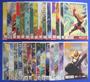 Captain Marvel #1-15 + Mighty #0-9 + Carol Corps #1-4 Complete Sets VF/NM