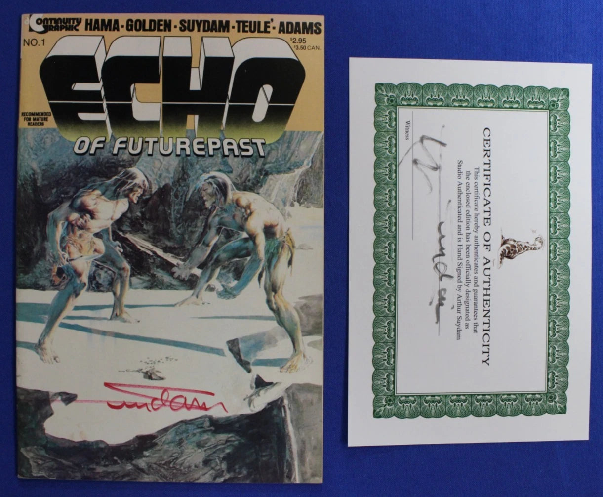 Echo of Futurepast #1 SIGNED by Arthur Suydam w/ COA FN/VF