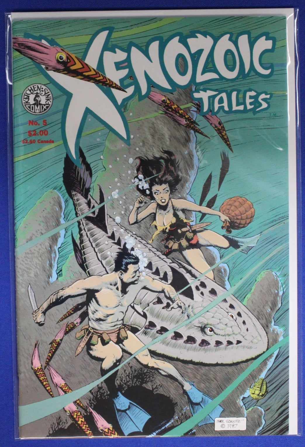 Death Rattle #8 & Xenozoic Tales #1-9 Lot of 10 FN