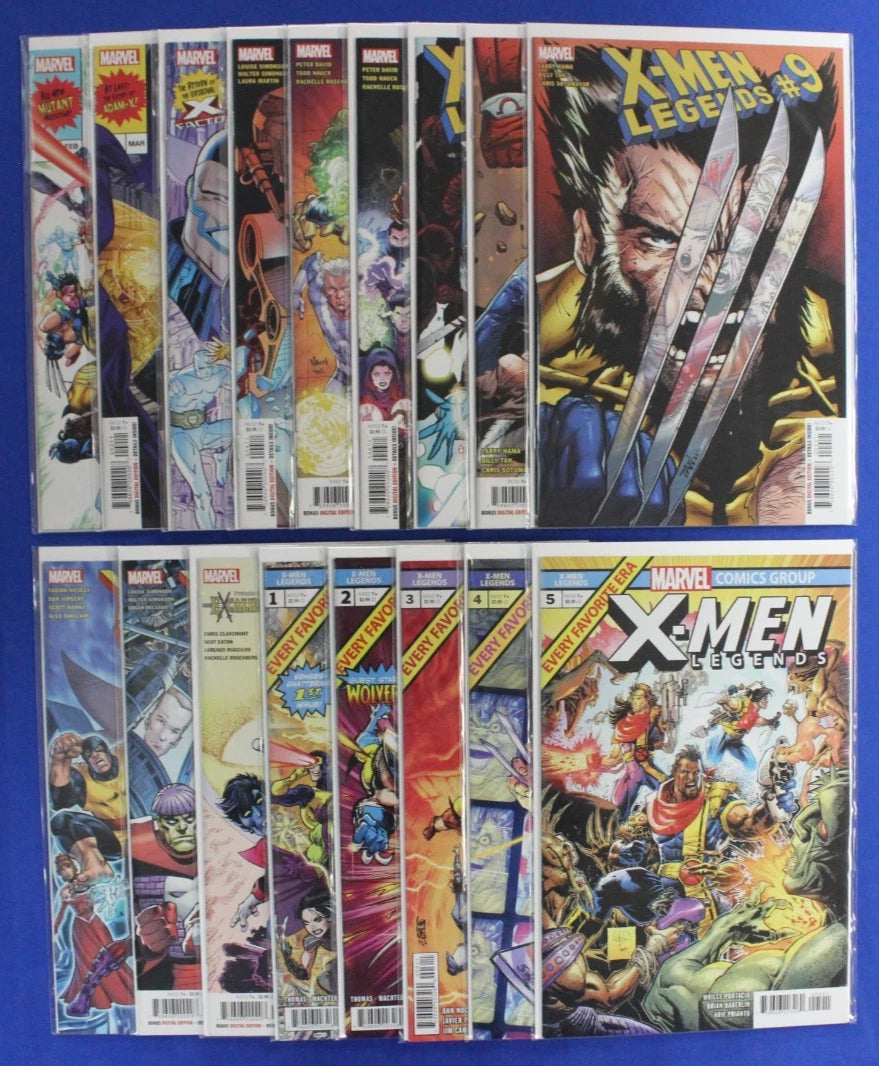 X-Men Legends #1-12 2021 Complete Set + 2022 #1-5 (No 6) VF/NM