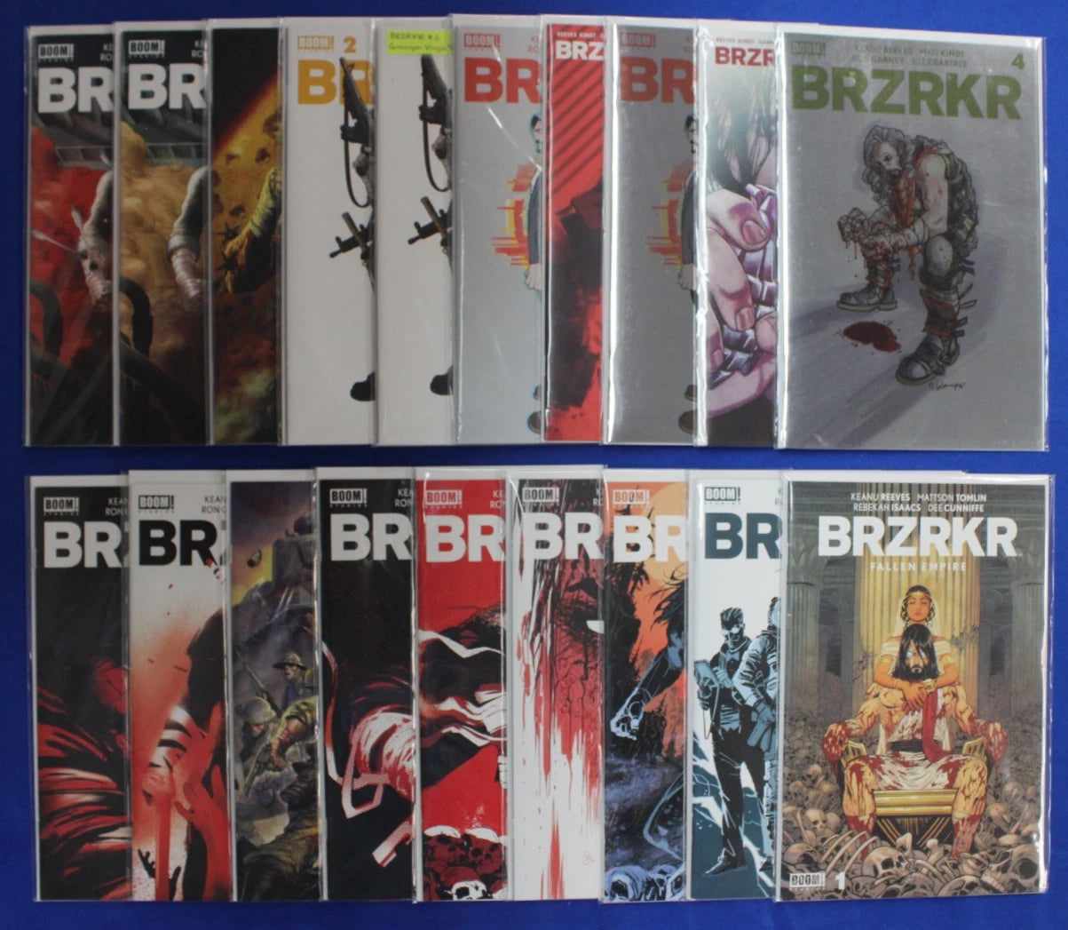 BRZRKR #1-12 Near Complete Set (No 9) + Fallen Empire & Variants VF/NM
