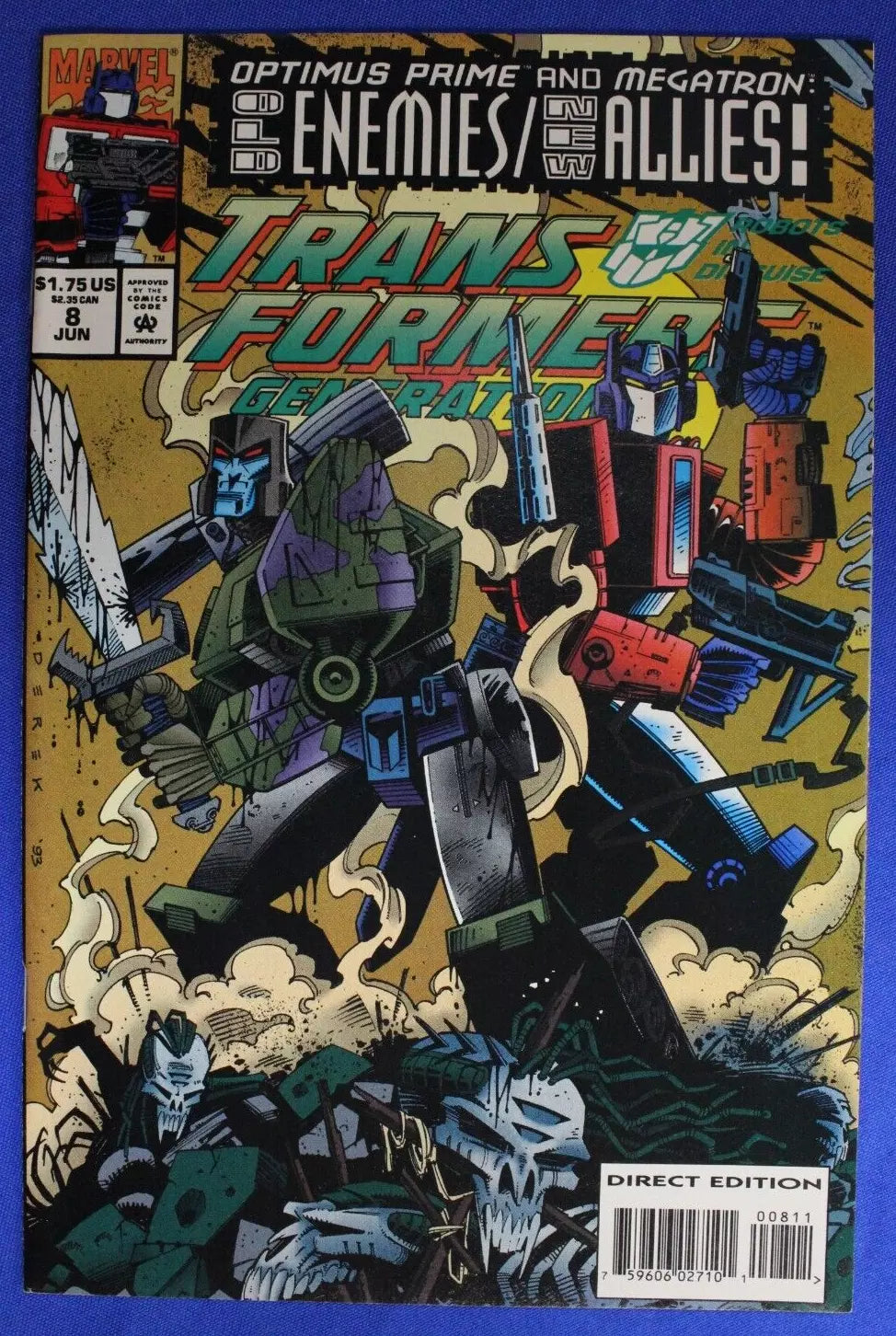 Transformers Generation 2 #1-12 Near Complete Set (NO #2-3) VF HTF