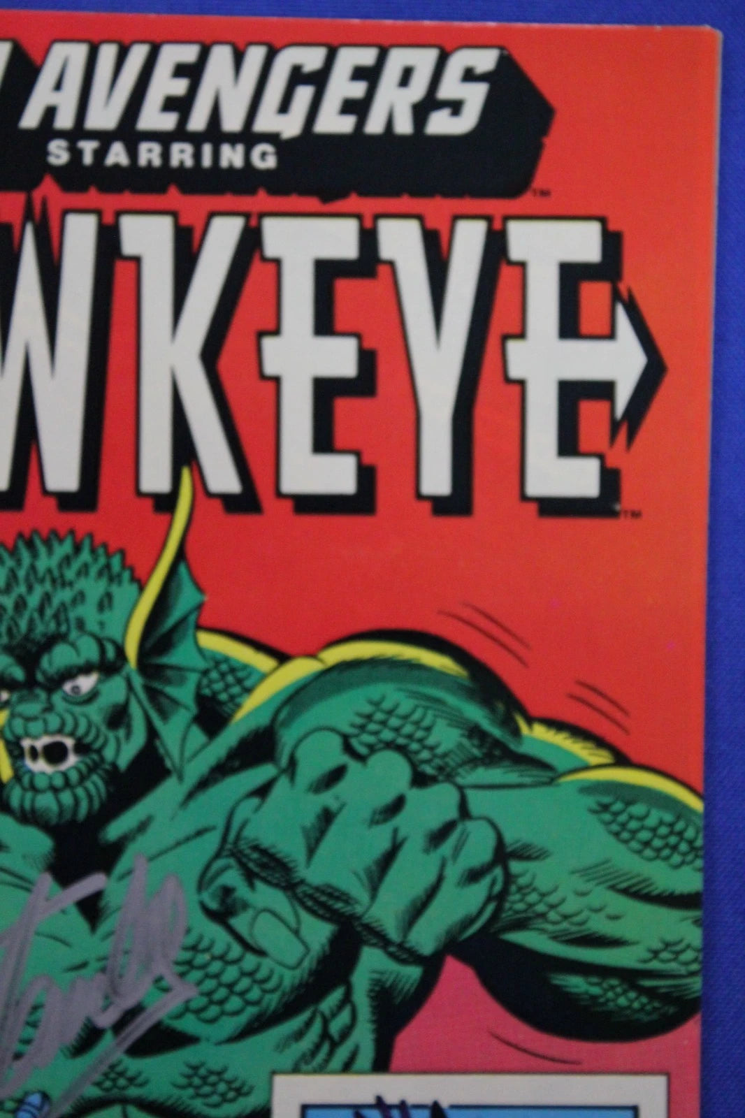 Solo Avengers #12 Starring Hawkeye SIGNED by Stan Lee VF