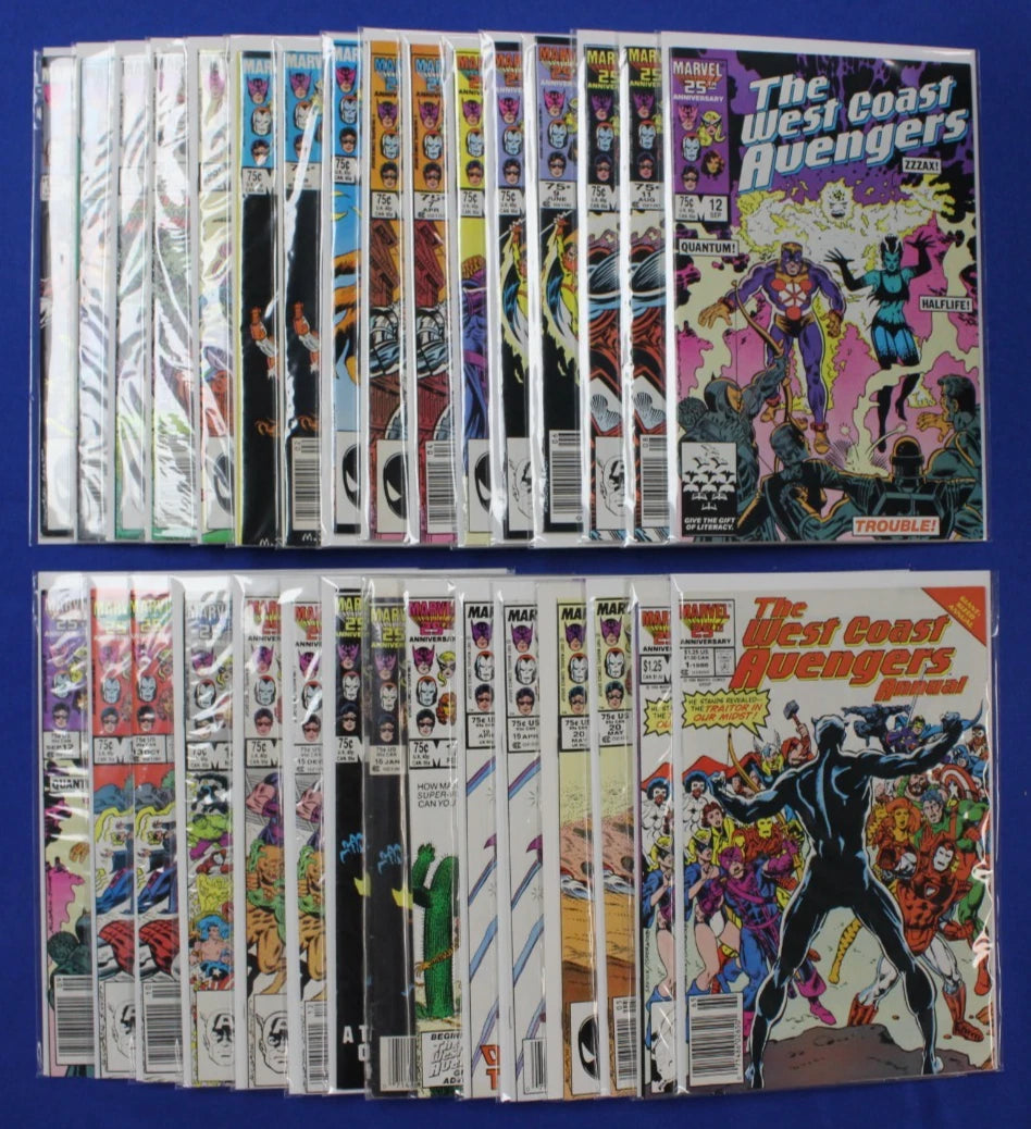 West Coast Avengers #1-20 Incomplete Run + Extras Lot of 31 VF
