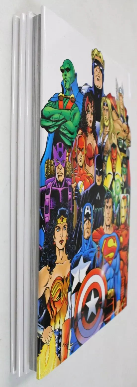 JLA Avengers Hardcover Slipcase Set w/ Compendium Signed x4 by George Perez