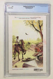 Walking Dead Deluxe #2 2nd Print 1:25 David Finch Virgin Variant CGC 9.8