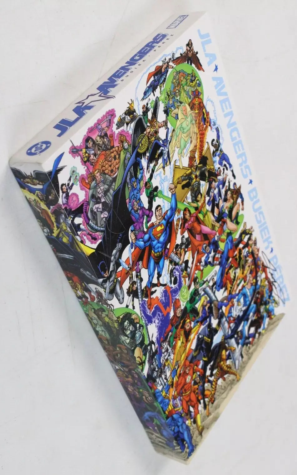 JLA Avengers Hardcover Slipcase Set w/ Compendium Signed x4 by George Perez