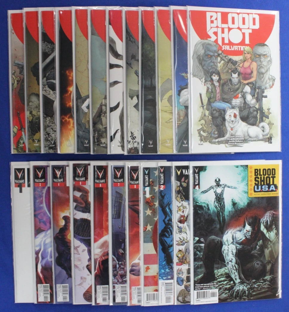 Bloodshot Salvation #1-12 Complete Set + Rising Spirit & USA VF/NM