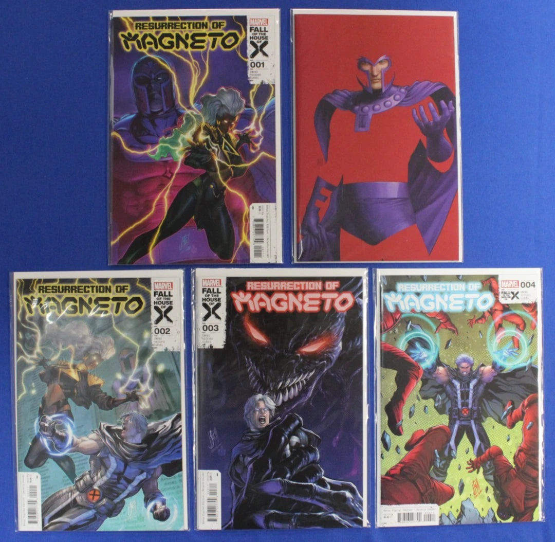 Resurrection of Magneto #1-4 Complete Set + Negative Variant VF/NM