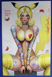 Con Artists #4 Pikachu Pokemon Variant SIGNED by Nathan Szerdy w/ COA NM-