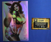 Zirty Girlz #3 Eevee Cosplay Foil Variant SIGNED Szerdy & Kincaid w/COA NM-