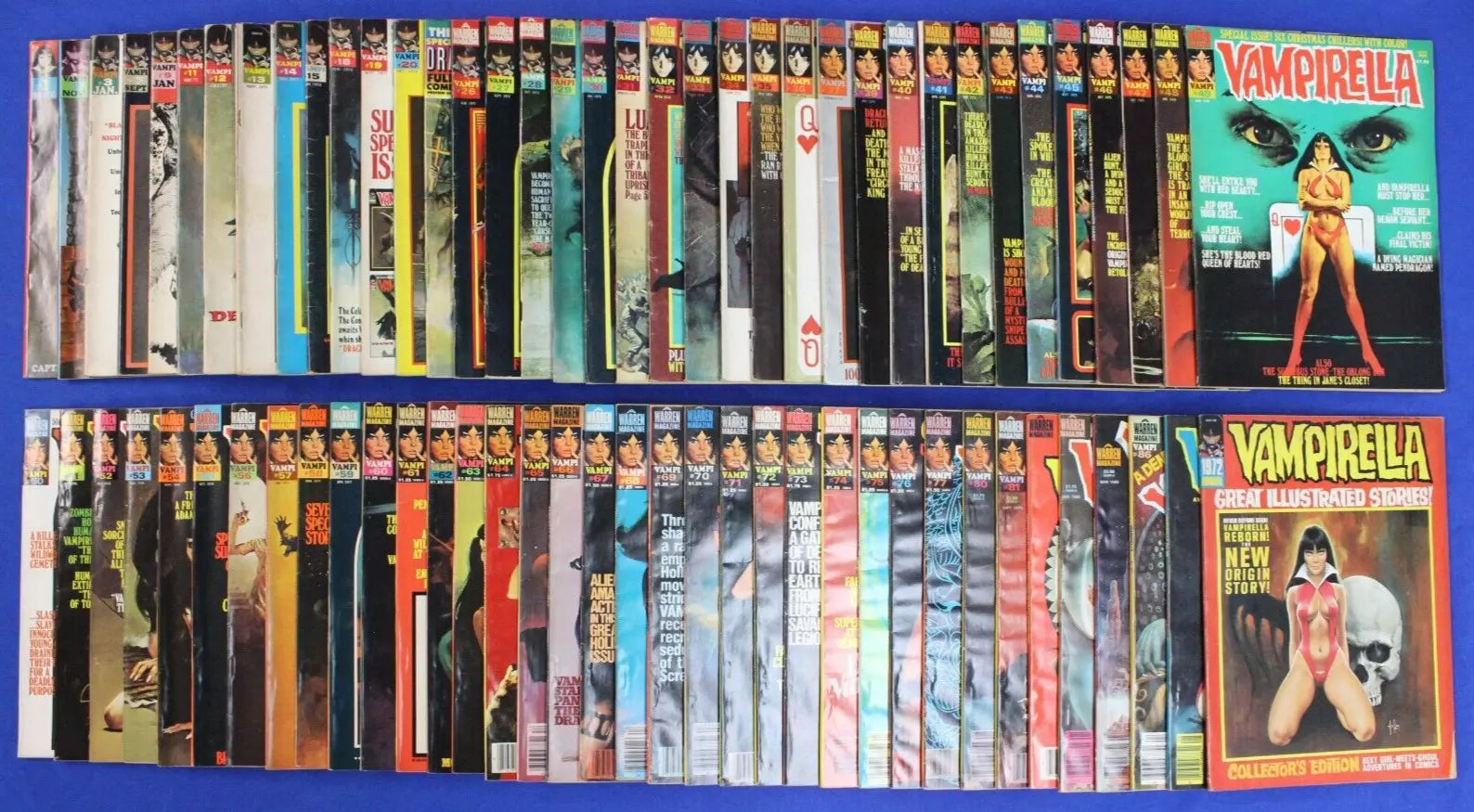 Vampirella Lot of 73 Magazines GD-VG