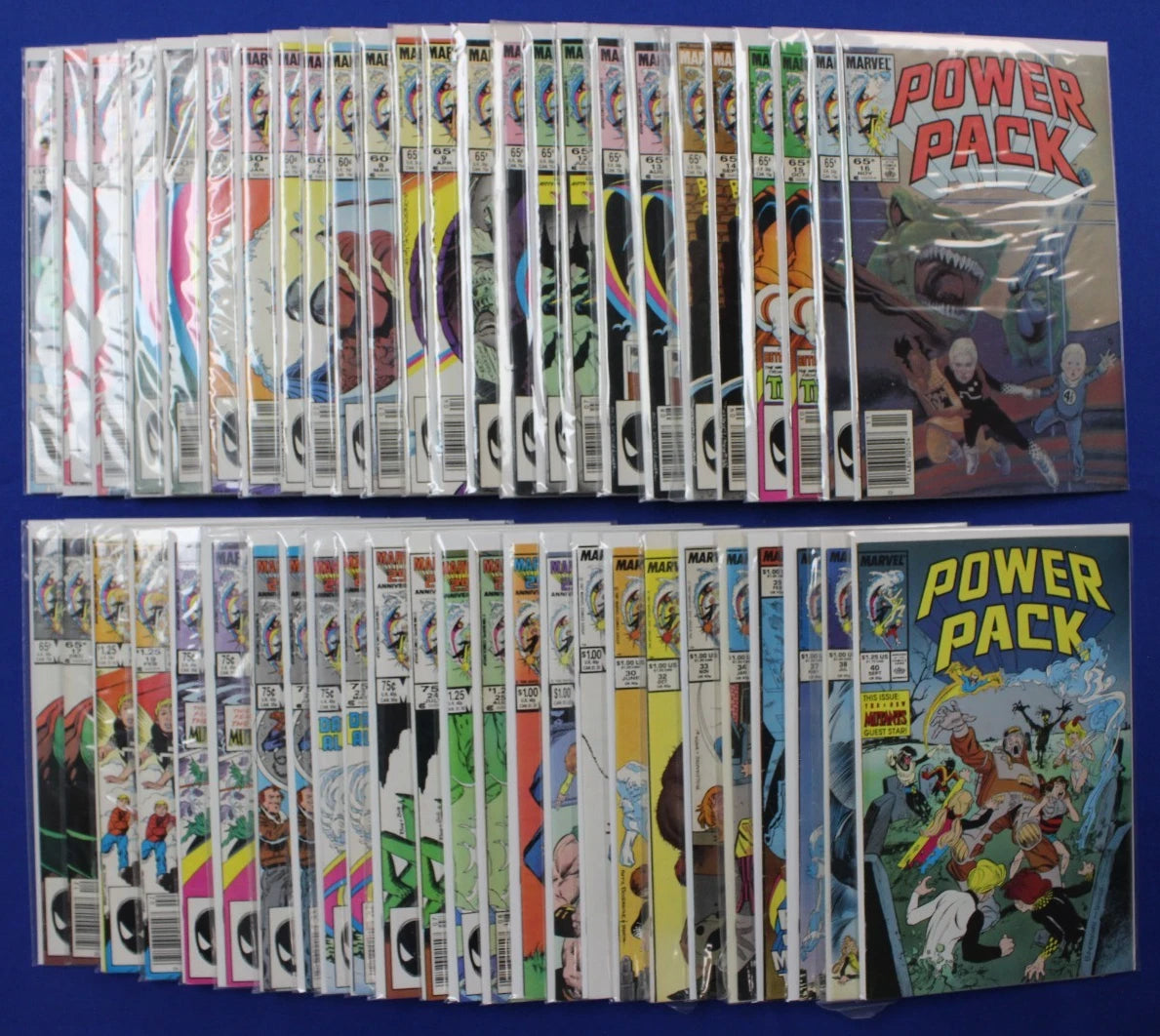 Power Pack #1-40 Incomplete Lot of 50 Comics + Extras FN-VF