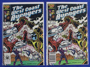West Coast Avengers #1-20 Incomplete Run + Extras Lot of 31 VF