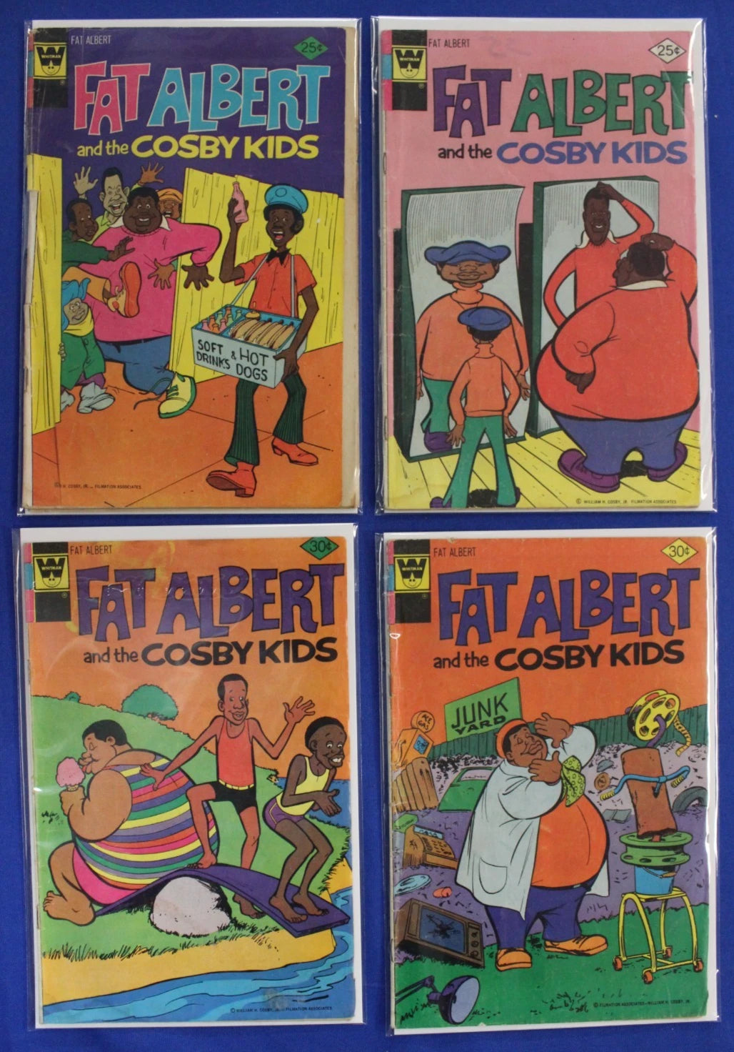 Fat Albert and the Cosby Kids Lot of 4 FR-GD