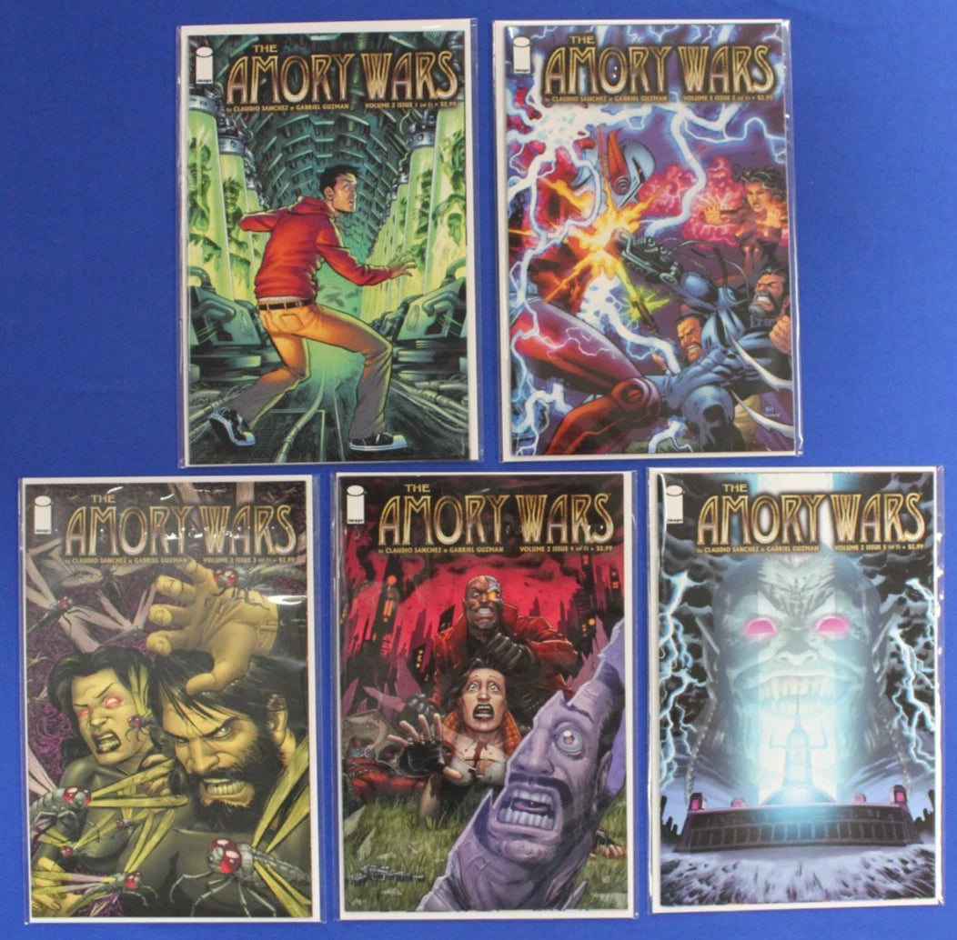 The Amory Wars Vol. 2 #1-5 Complete Set VF/NM