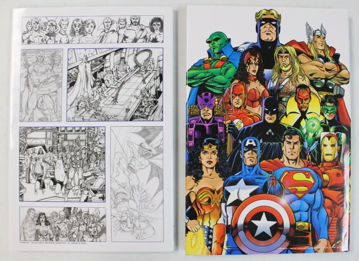 JLA Avengers Hardcover Slipcase Set w/ Compendium Signed x4 by George Perez