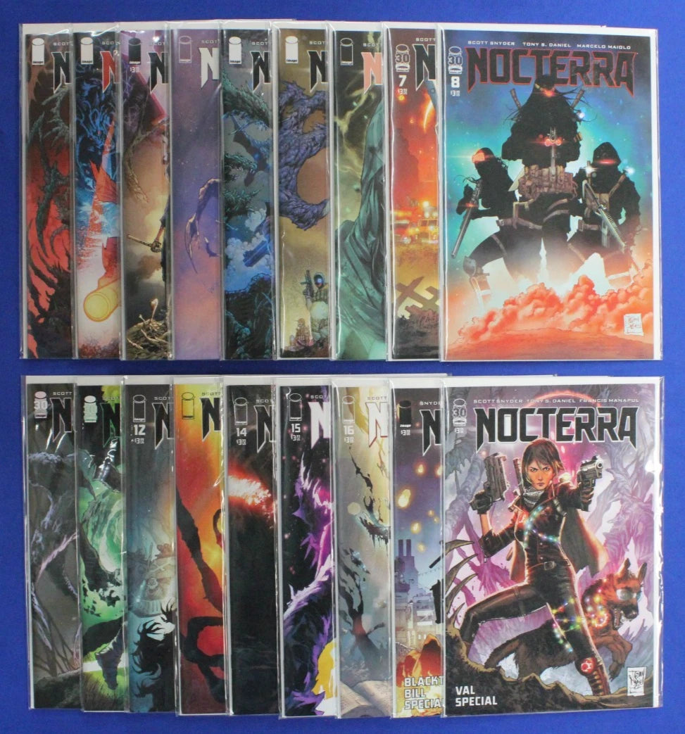 Nocterra #1-16 + Specials Near Complete Set (Missing #11) VF/NM