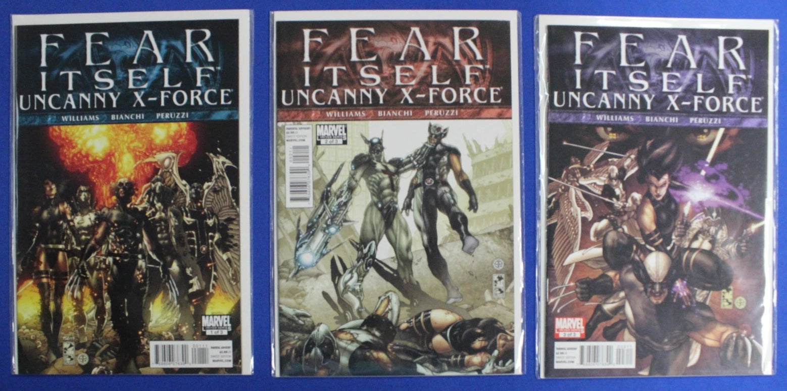 Fear Itself #1-7 Uncanny X-Force #1-3 Complete Sets Lot of 10 VF/NM