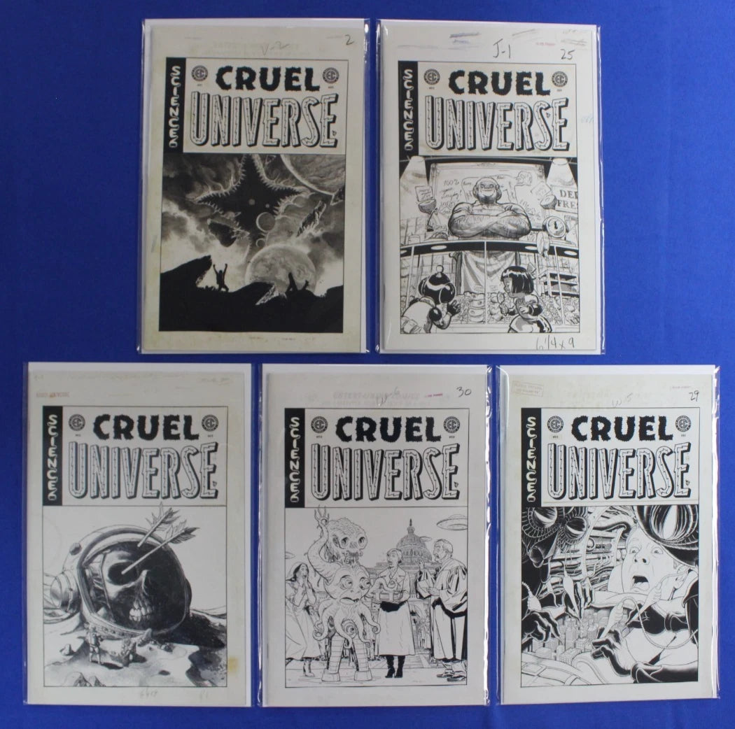 EC Cruel Universe #1-5 All 1:20 Variants Complete Set VF/NM