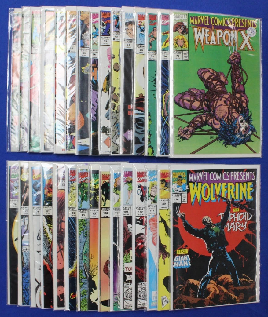 Marvel Comics Presents Wolverine Lot of 30 FN-VF