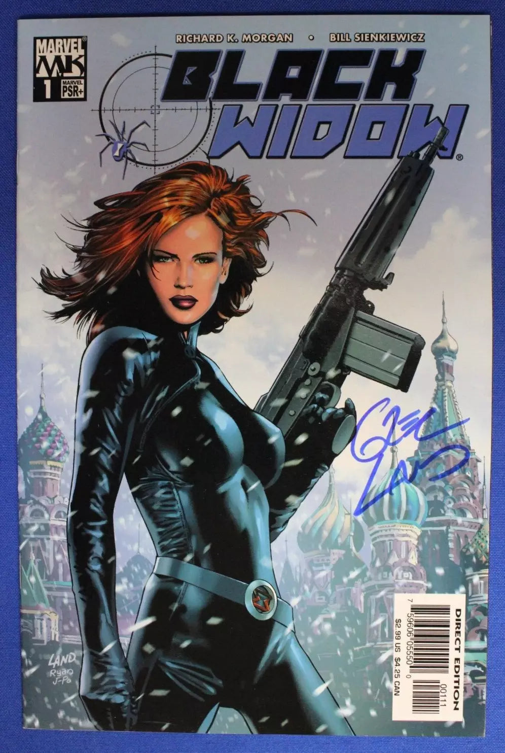 Black Widow #1 SIGNED by Greg Land VF/NM