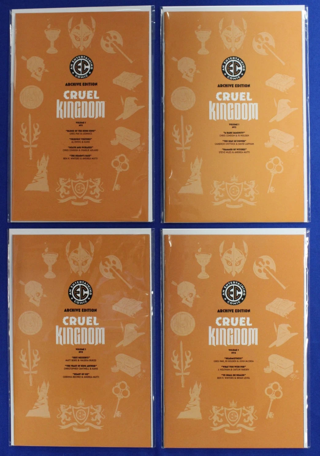 EC Cruel Kingdom #1-4 All 1:50 Variants Complete Set VF/NM
