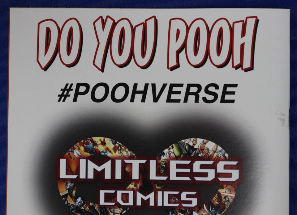 Do You Pooh Battle Pooh Variant SIGNED by Marat Mychaels w/ COA VF/NM