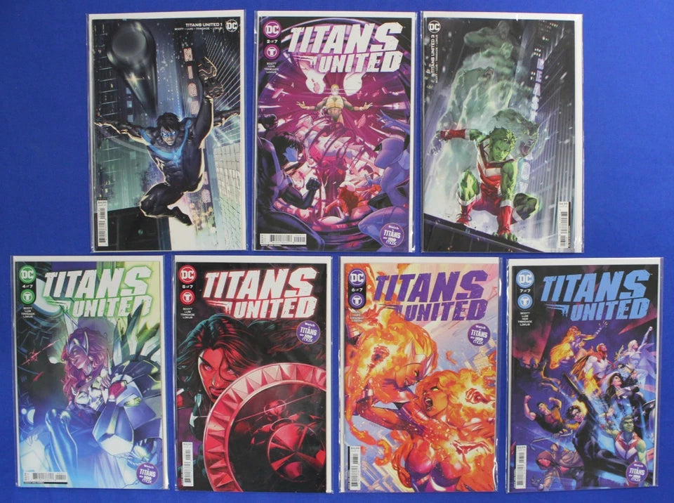 Titans #1-2, #4-18 + Beast World 1-6 & United 1-7 + Extras VF/NM