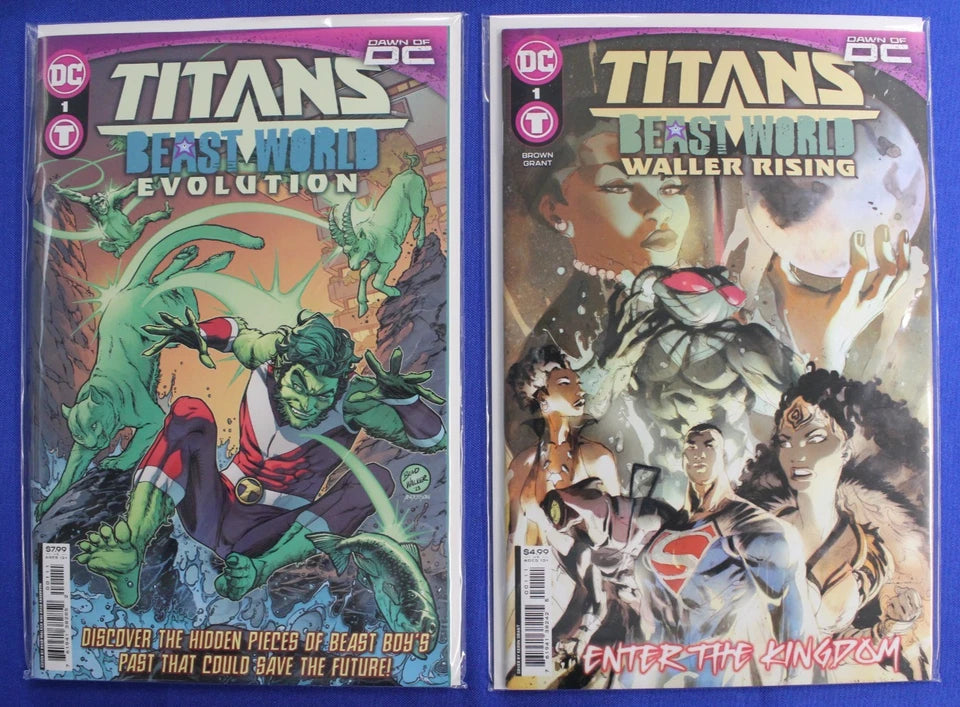 Titans #1-2, #4-18 + Beast World 1-6 & United 1-7 + Extras VF/NM