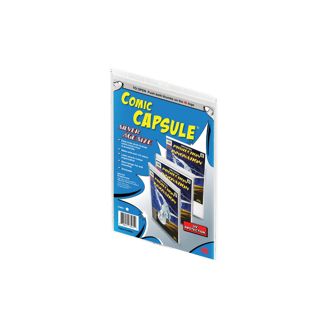 Comic Capsule -  Silver Clear