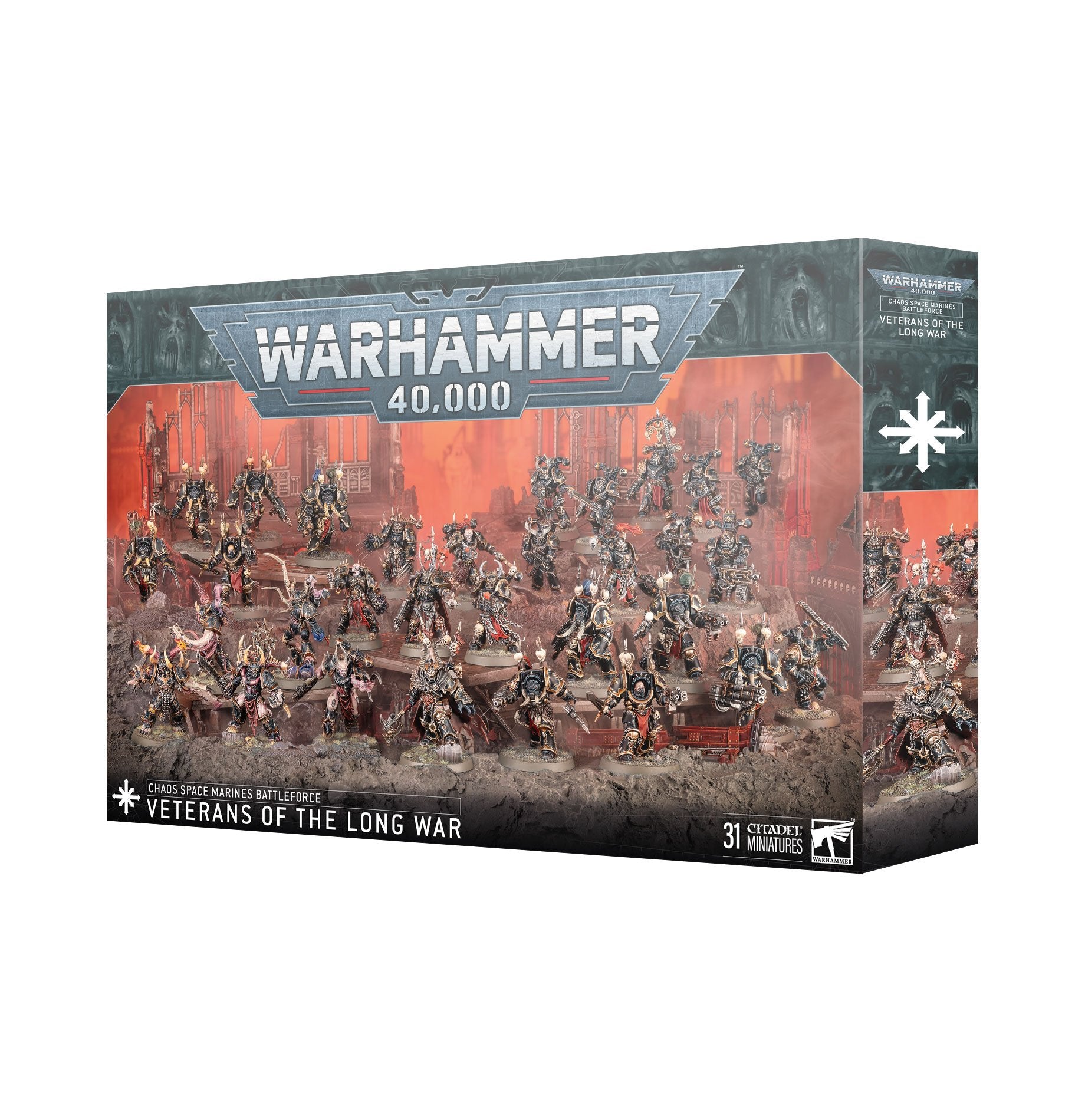 ウォーハンマー 40K Veterans of the Long War Warhammer 40K: Chaos Space Marines Battleforce Veterans of the