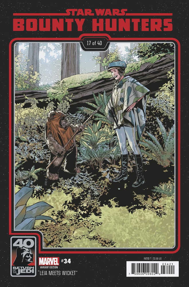 Star Wars Bounty Hunters #34 Return Of Jedi 40th Anniv Variant