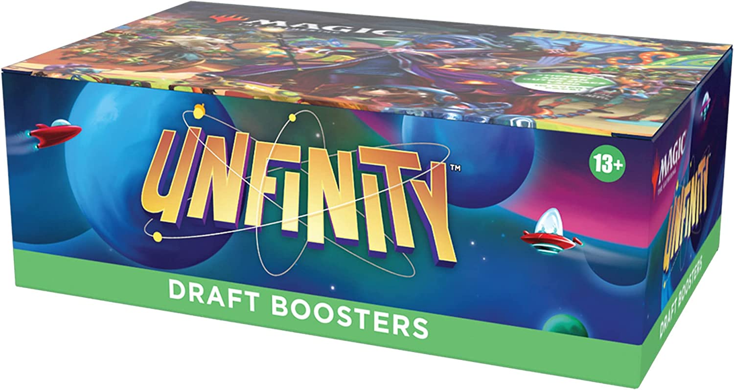 Magic: The Gathering Unfinity Draft Booster Box | 36 Packs + Box Toppe Infinity Flux Magic: The Gathering Unfinity Draft Booster Box | 36 Packs + Box Toppe Infinity Flux