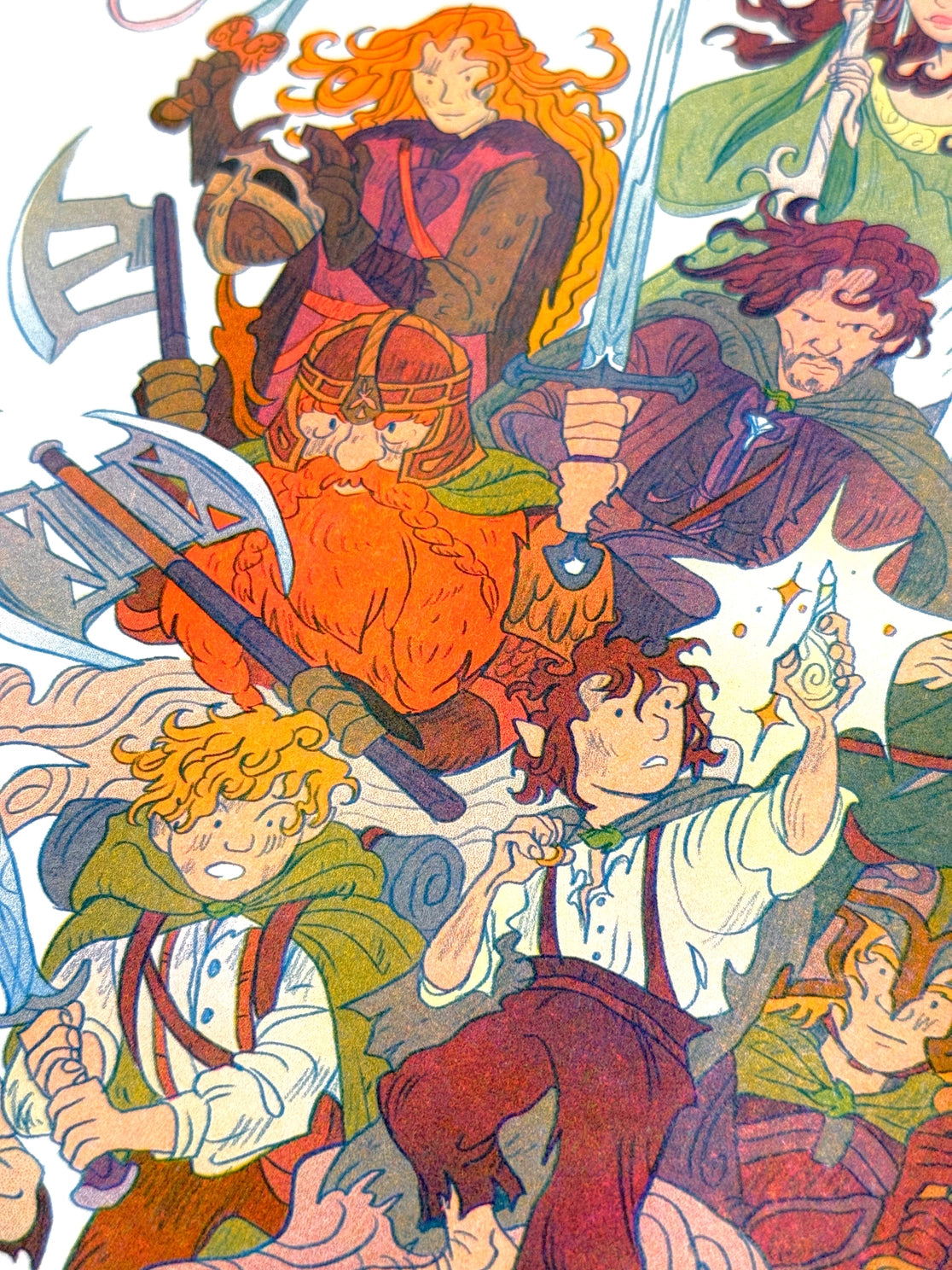 Lord of the Rings: Return of the King Riso Print - Natalie Andrewson