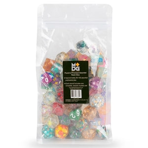 Pound of Assorted Premium Resin Dice