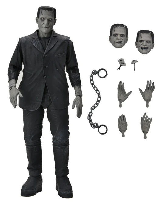 NECA Universal Monsters - Ultimate Frankenstein’s Monster (B&W) 7″ Scale Action Figure