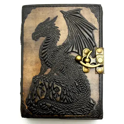 New Dragon Leather Embossed Journal