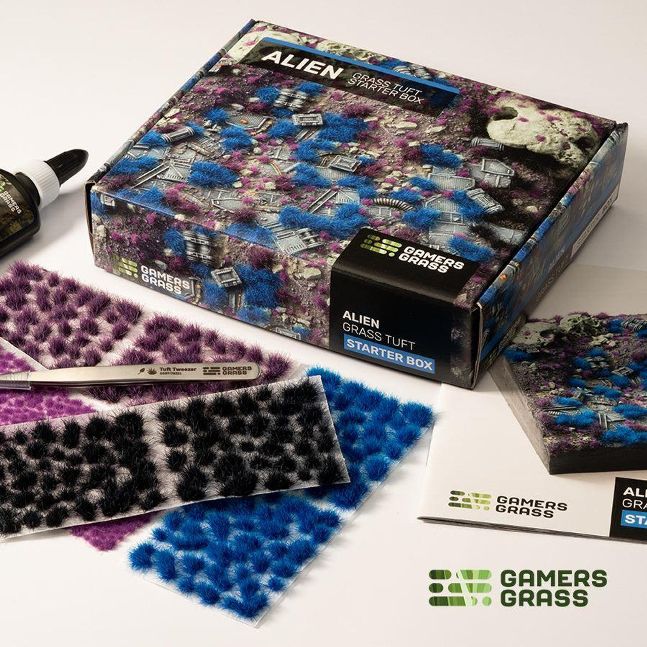 Gamers Grass Tuft Starter Box - Alien Grass