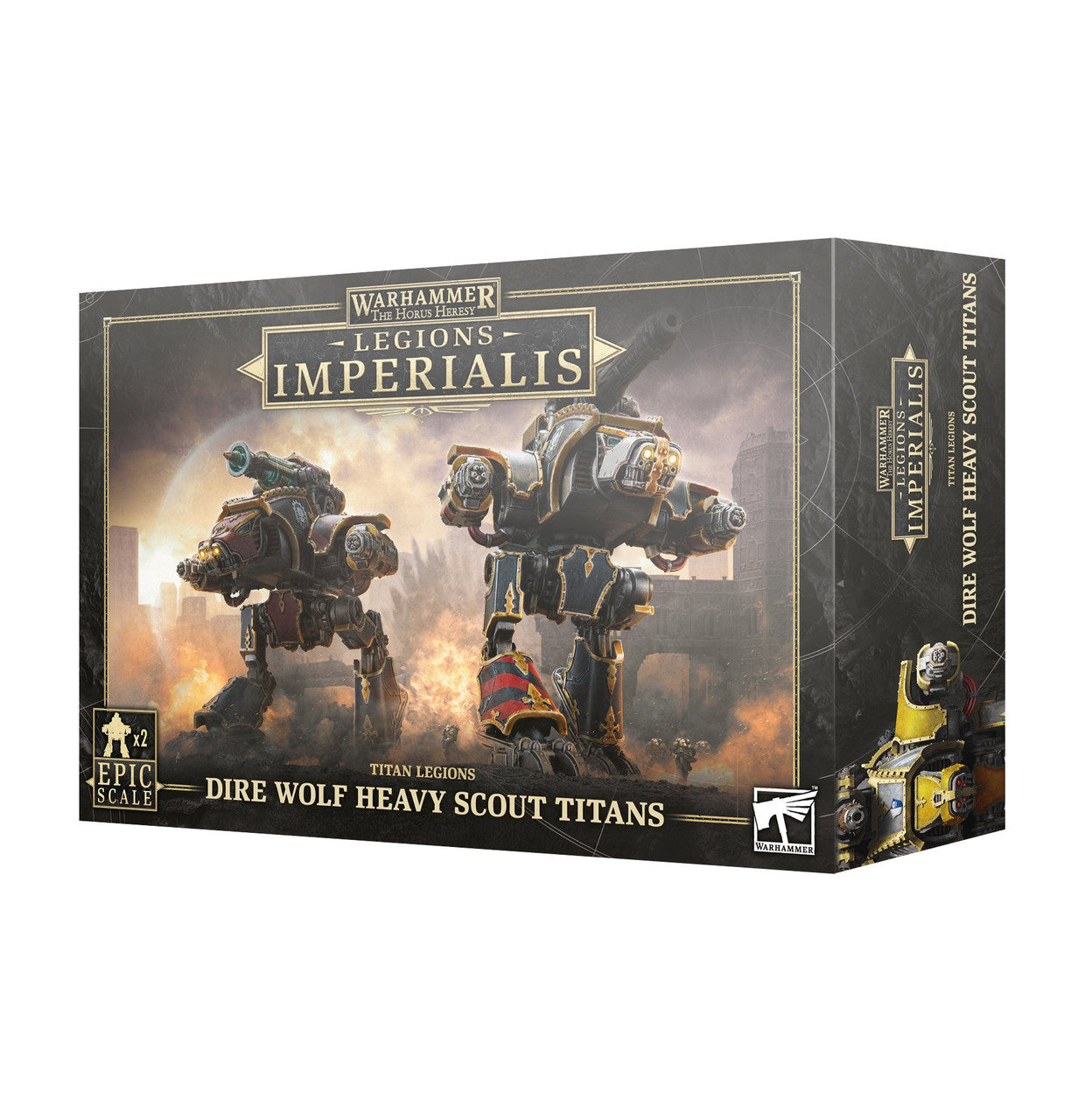 Warhammer Legions Imperialis Dire Wolf Heavy Scout Titans