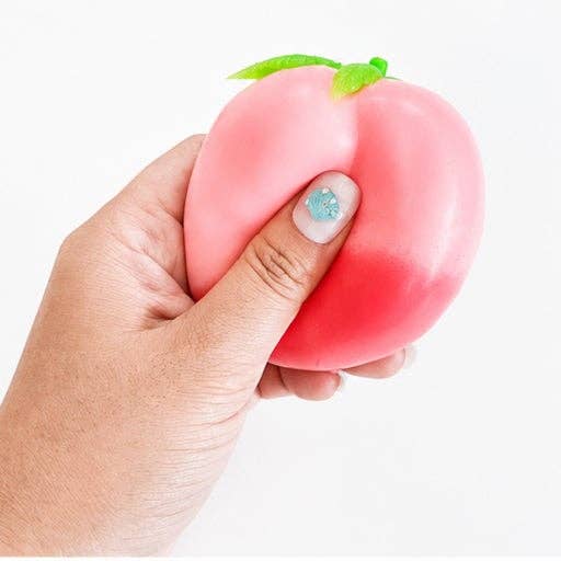 Peach Crunch Squishy – Soft & Stretchy ASMR Fidget