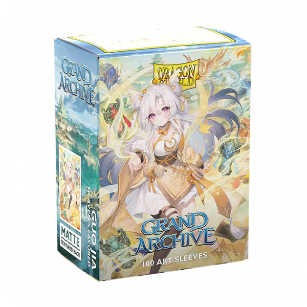 Dragon Shield Sleeves: Standard- Matte 'Grand Archive Guo Jia, Heaven's Favored' (100 ct.)