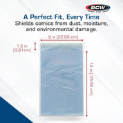BCW Resealable Graded Comic Bags