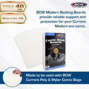 BCW Modern Comic Backing Boards